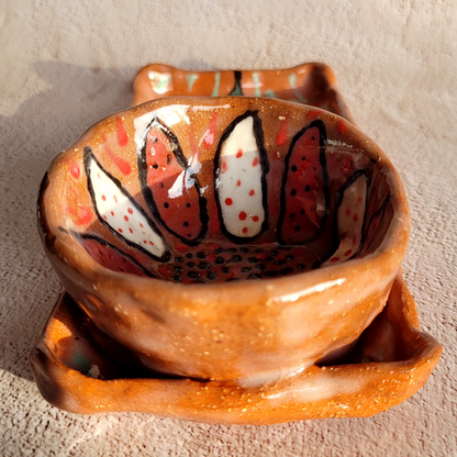 Clay dip bowl - handmade