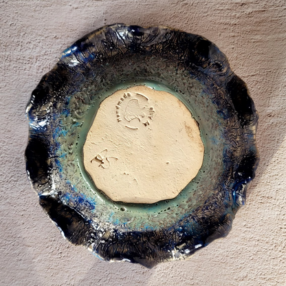 Decorative bowl made of clay - handmade