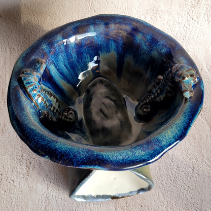 Sea shell with foot - handmade