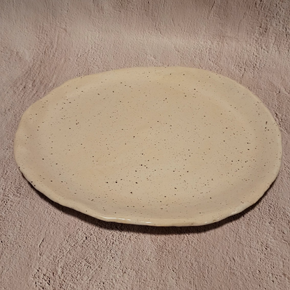 Clay plate - handmade