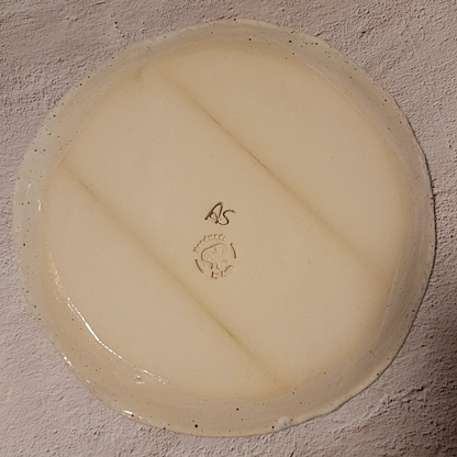 Clay plate - handmade