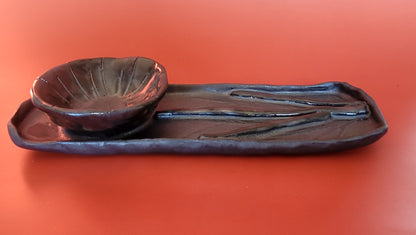 Clay dip bowl - handmade