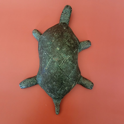 Turtle made of clay - handmade