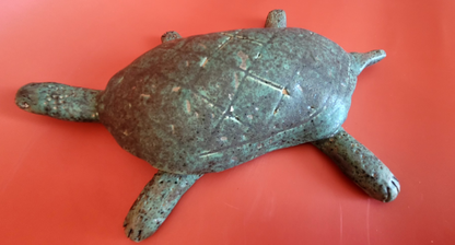 Turtle made of clay - handmade