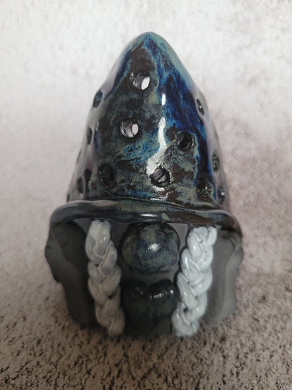 Teelicht Wichtel handgefertigt aus Ton