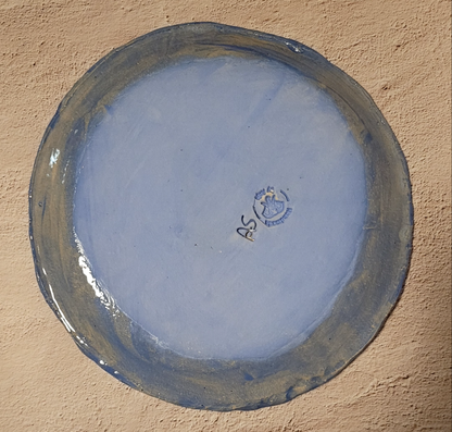 Children's plate made of clay - handmade