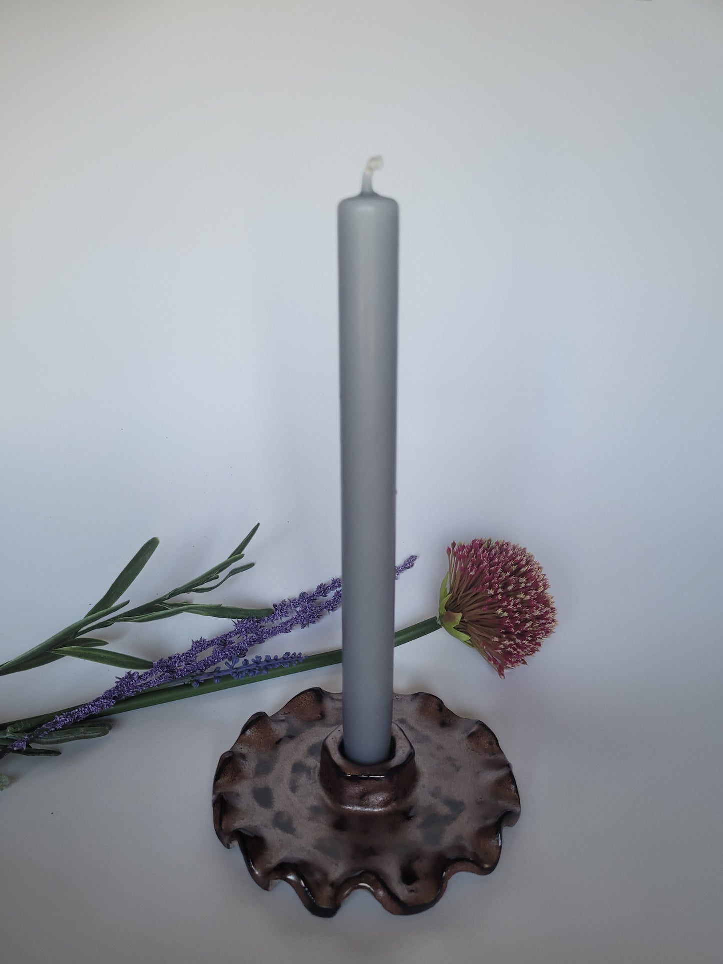 Stabkerzenhalter aus Ton